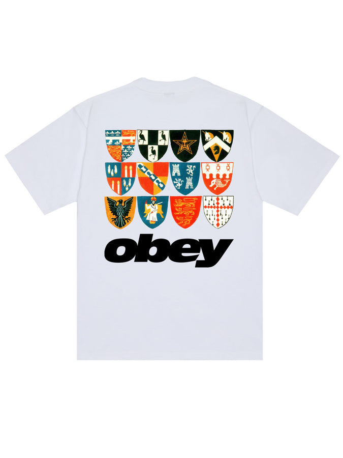 Obey Shields T-Shirt Fall 2026 | WHITE (WHT)