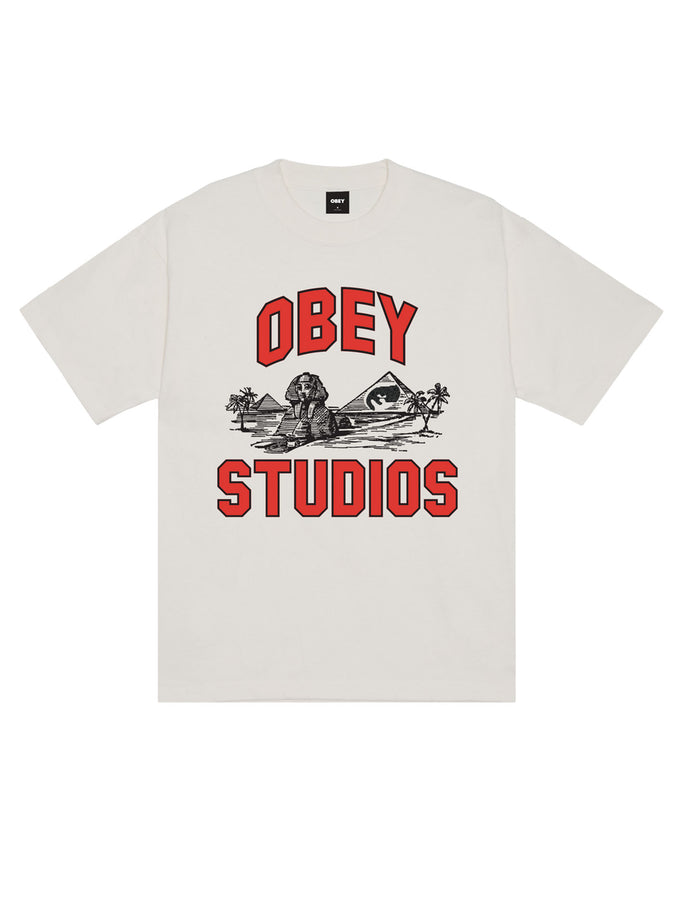 Obey Cairo Heavyweight T-Shirt Fall 2026 | VINTAGE WHITE (VWH)