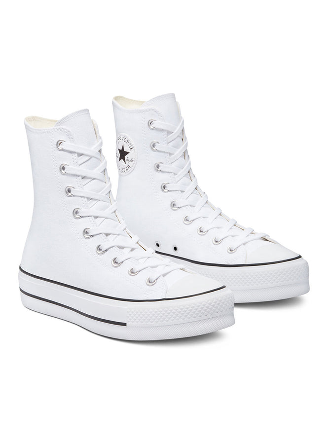 Converse Chuck Taylor All Star Lift Extra High White Shoes | WHITE/WHITE/WHITE