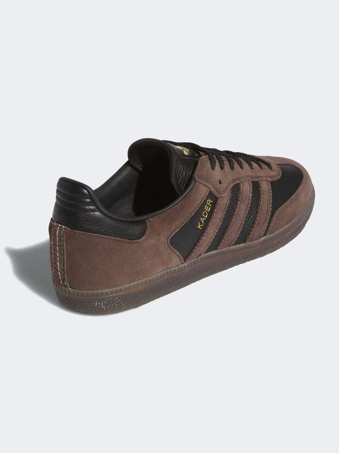 Adidas x Kader Samba ADV Black/Brown/Gum5 Shoes Spring 2024 | CORE BLACK/DK BROWN/GUM5