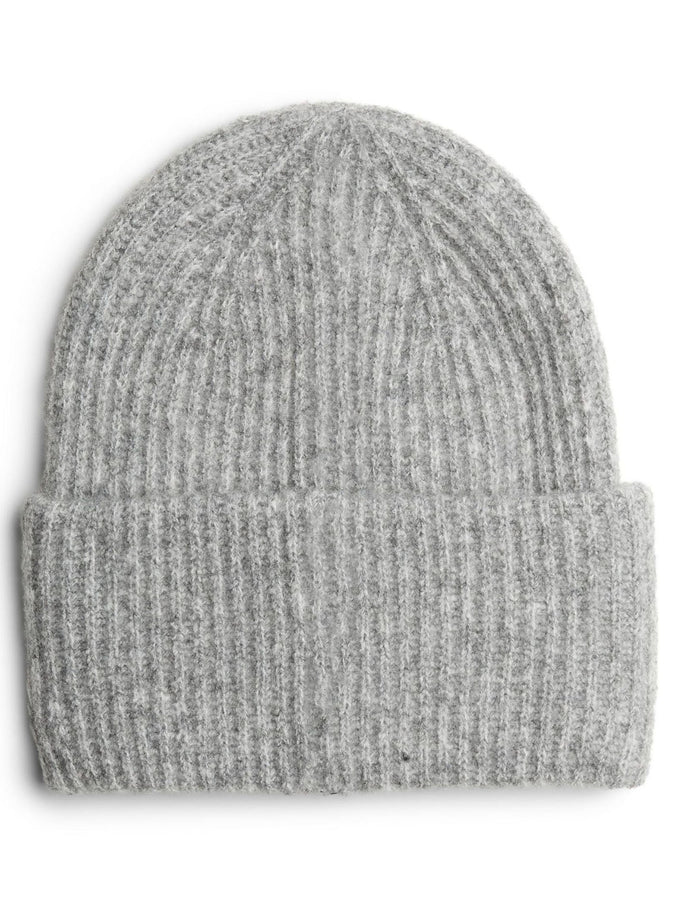 Pieces Moella Beanie Fall 2024 | MEDIUM GREY