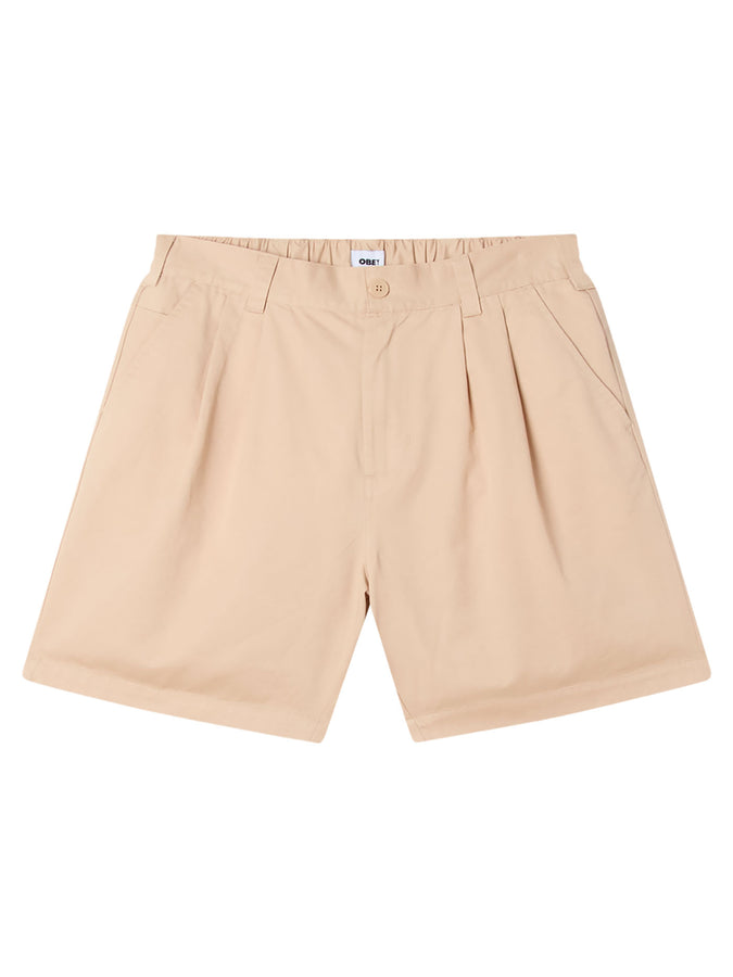 Obey Foster Pleated Shorts Spring 2026 | CEMENT (CEM)