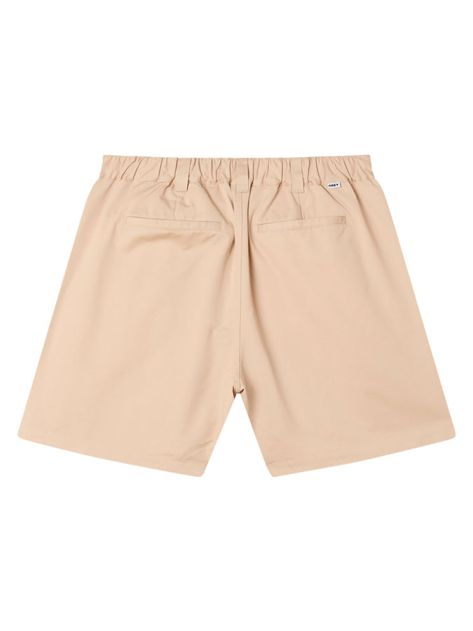 Obey Foster Pleated Shorts Spring 2026 | CEMENT (CEM)