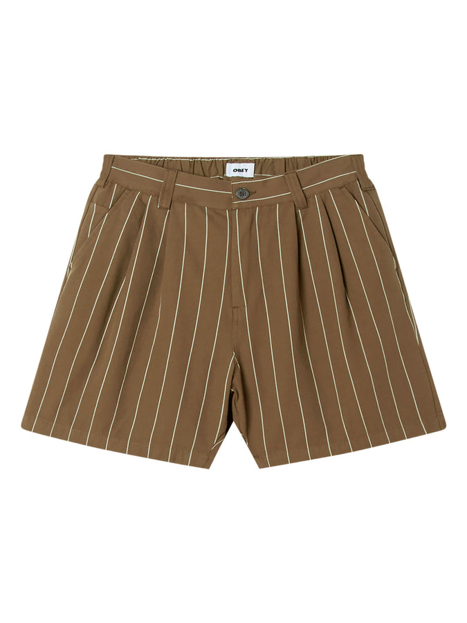 Obey Foster Stripe Pleated Shorts Spring 2026 | CANTEEN MULTI (CAN)
