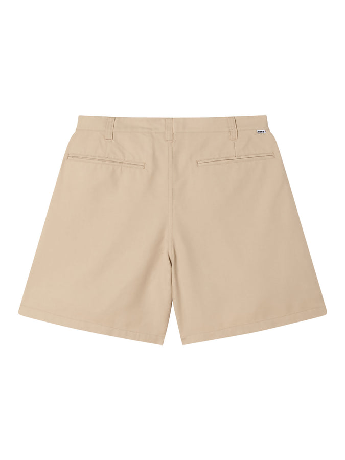Obey Dean Pleated Shorts Spring 2026 | CEMENT (CEM)