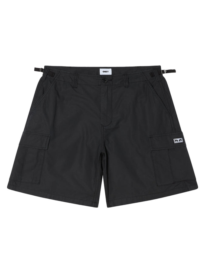 Obey Classic Cargo Shorts Spring 2026 | BLACK FADED WASH (BLK)