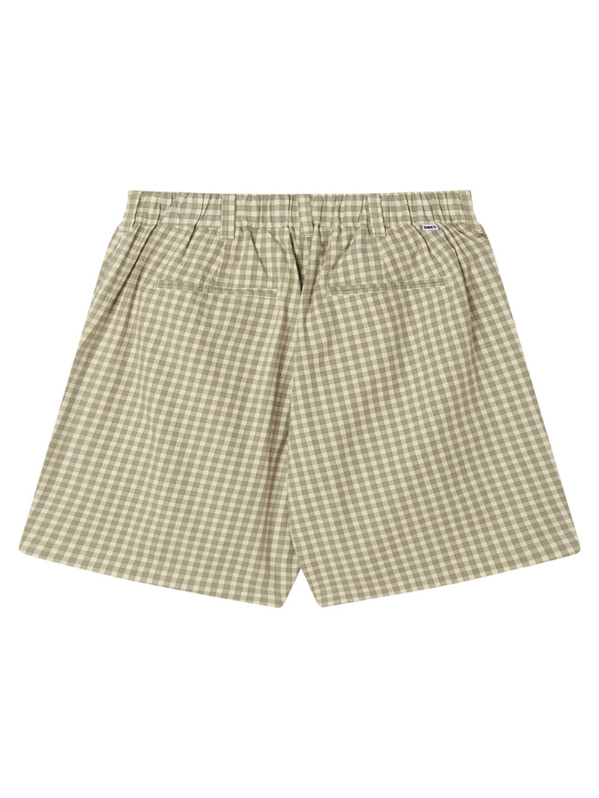 Obey Coen Pleated Plaid Shorts Spring 2026 | BIRCH MULTI (BIR)