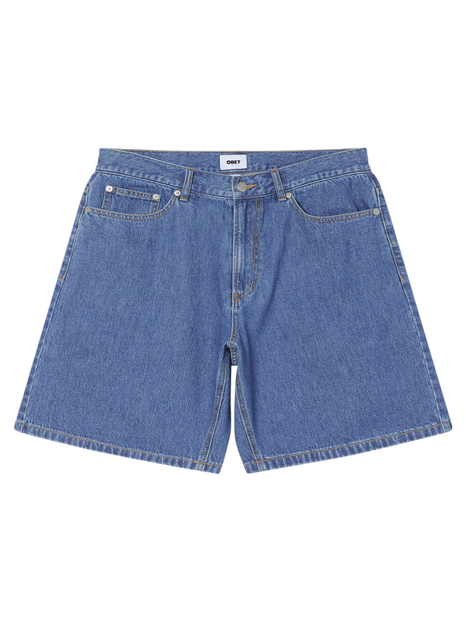 Obey Emerson Denim Shorts Spring 2026 | SALTY BLUE STONE WASH (SBW)