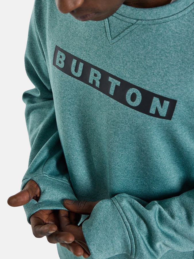 Burton Oak Crewneck Sweatshirt | ROCK LICHEN HEATHER (301)