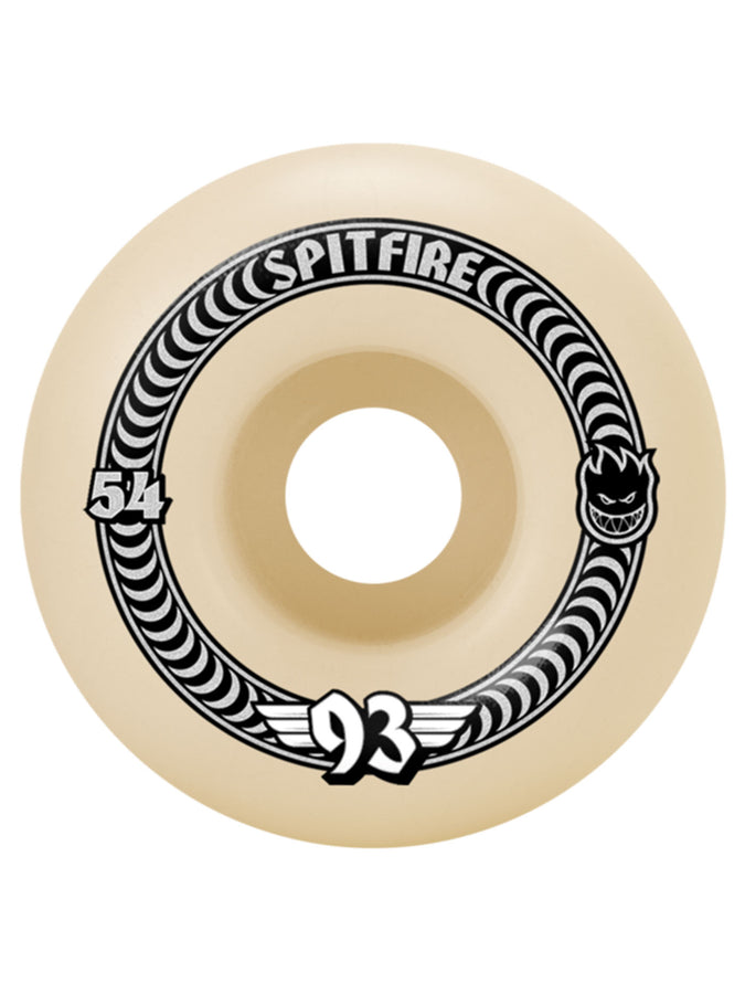 Spitfire F4 Classic 93DU 54mm Skateboard Wheels | NATURAL