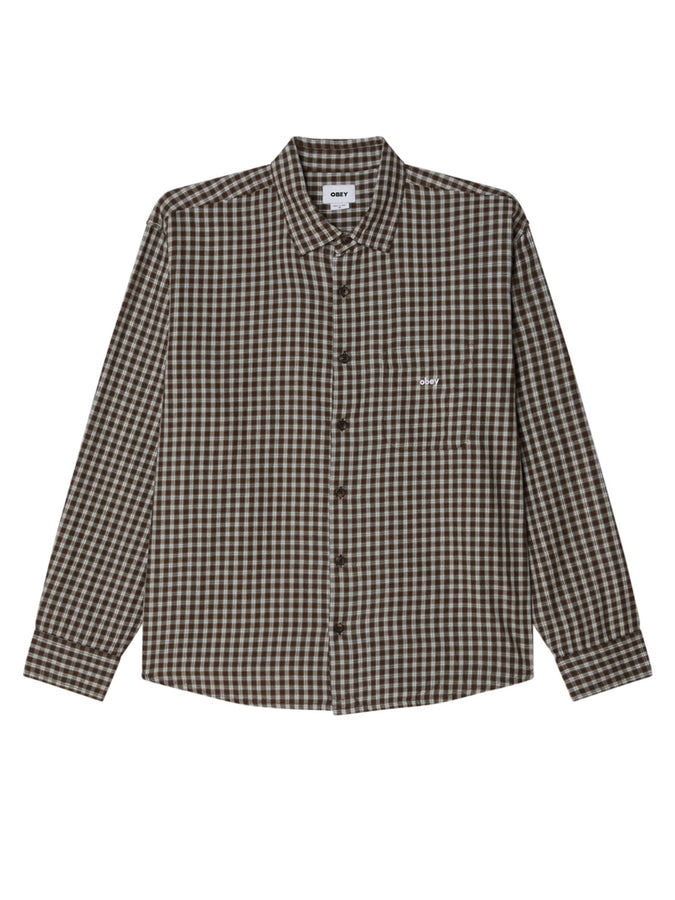 Obey Bigwig Andy Long Sleeve Buttondown Shirt | WREN MULTI