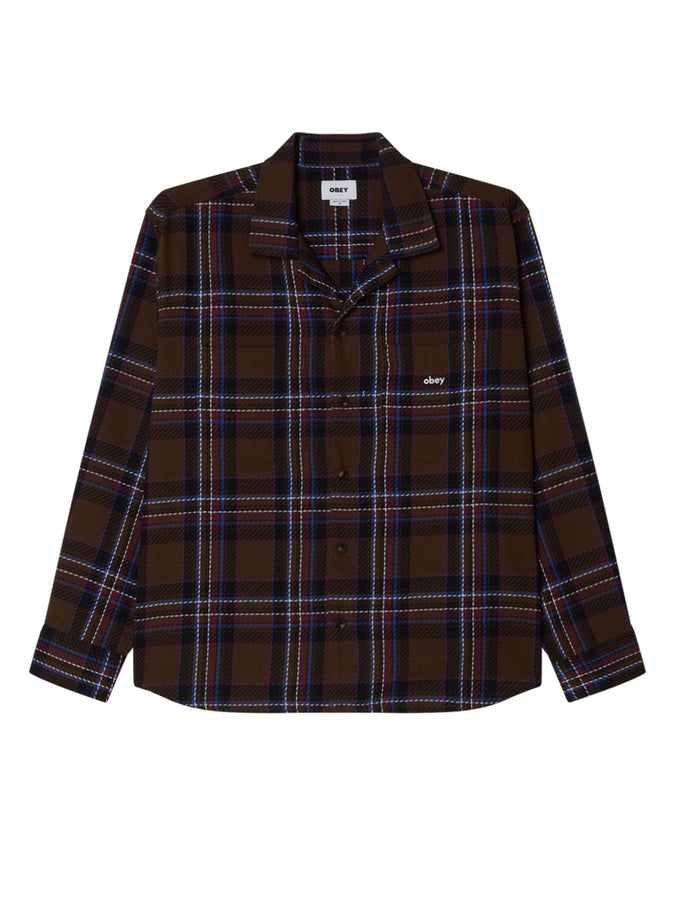 Obey Bradley Long Sleeve Buttondown Shirt Holiday 2025 | WREN MULTI (WRN)