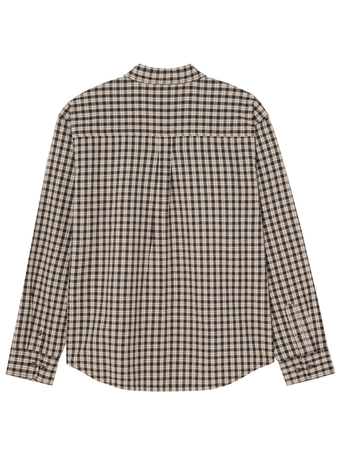 Obey Bigwig Axel Long Sleeves Buttondown Shirt Fall 2026 | BLACK MULTI (BKM)