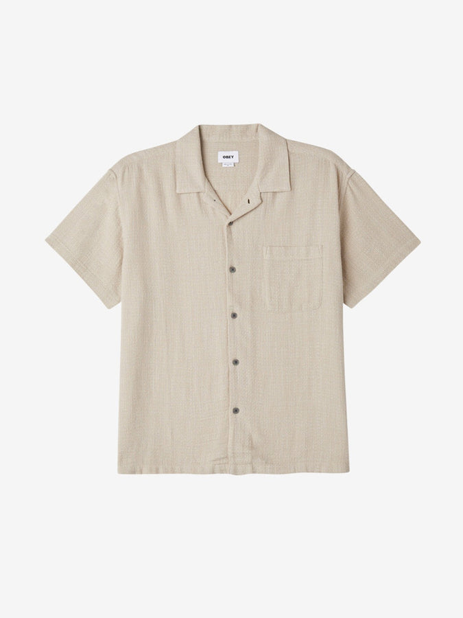 Feather Short Sleeve Buttondown Shirt
