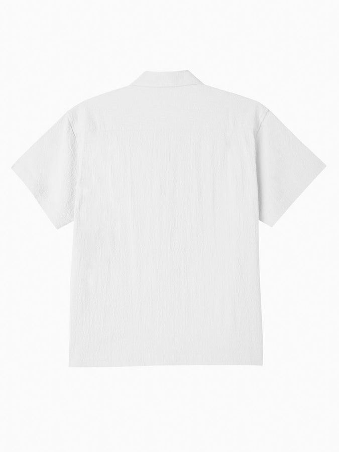 Obey Sunrise Short Sleeve Buttondown Shirt Spring 2024 | WHITE (WHT)