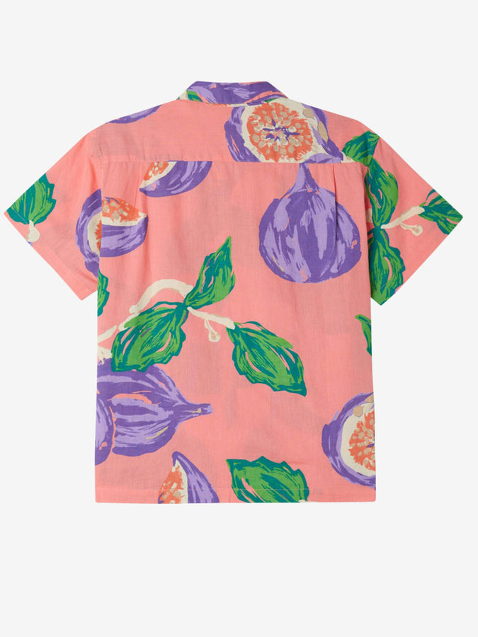 Obey Spring 2024 Figs Short Sleeve Buttondown Shirt | SHELL PINK MULTI (SHP)