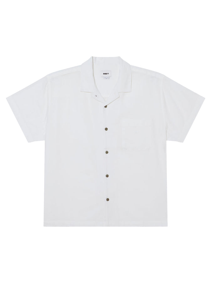 Obey Jasper Short Sleeve Buttondown Shirt Spring 2026 | WHITE (WHT)