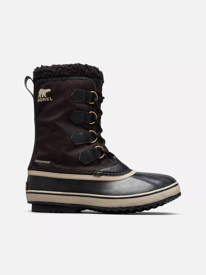 Sorel 1964 Pac Nylon Black/ Fossil Winter Boots Winter 2024 | BLK/ANCIENT FOSSIL (011)