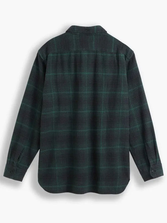 Levis Classic Worker Pineneedle LS Buttondown Shirt Fall 2024 | AMTRINE PINENEEDLE (0165)
