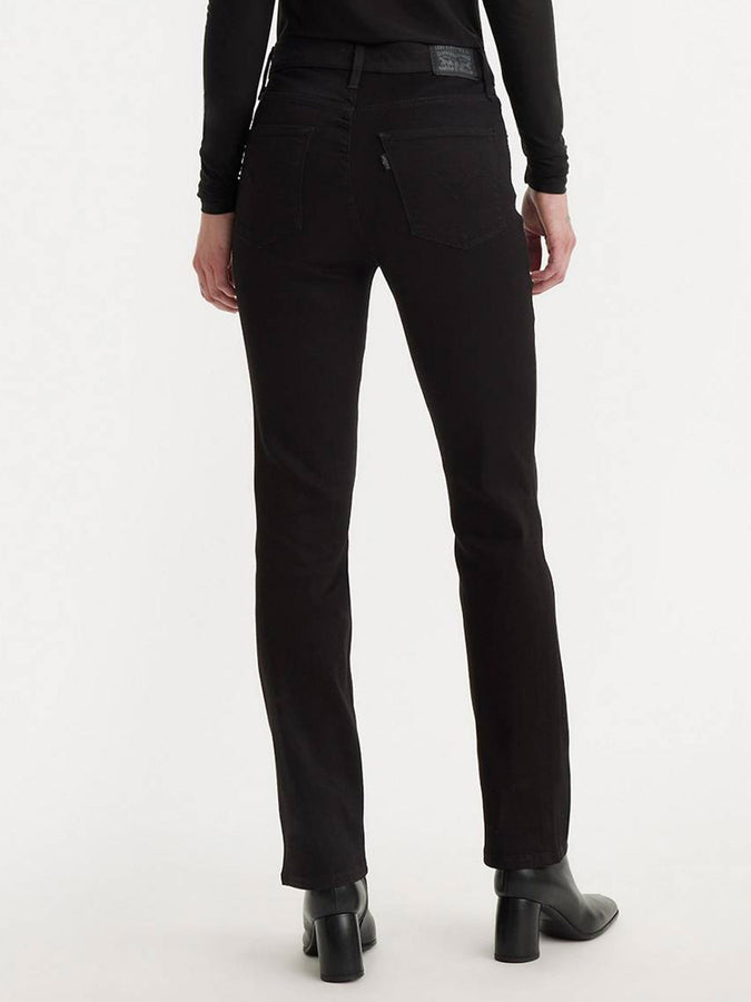 Levis 724 High Rise Straight Soft Black Jeans Fall 2024 | SOFT BLACK (0016)