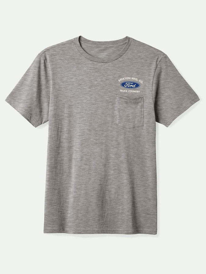 Brixton x Ford Truck Country Pocket T-Shirt Fall 2025 | HEATHER GREY
