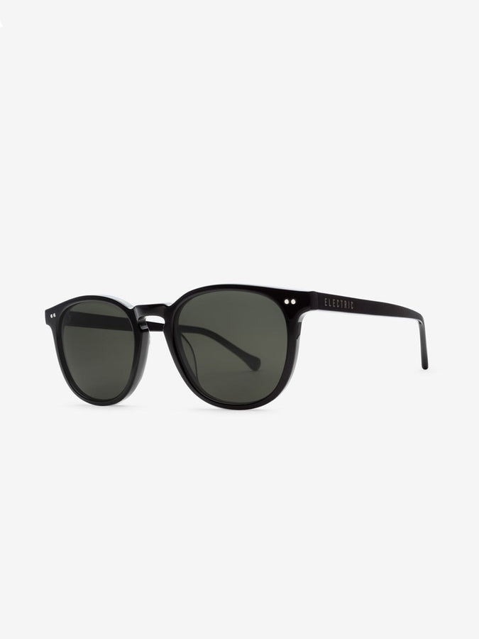 Electric Oak Gloss Black/Grey Polarized Sunglasses | GLOSS BLACK / GREY POLARIZED