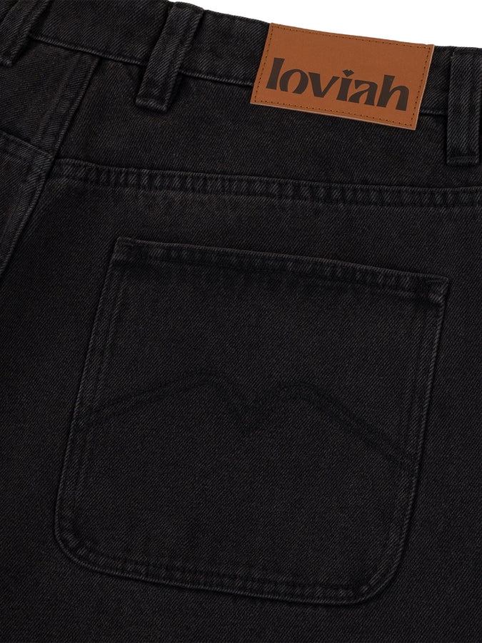 Loviah 1990 Baggy 5 Pocket Jeans Spring 2026  | BLACK WASH DENIM