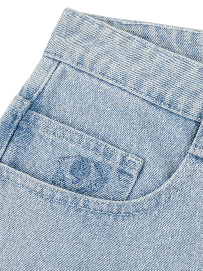 Loviah 1990 Baggy 5 Pocket Jeans Spring 2026  | WHITE BLUE WASH