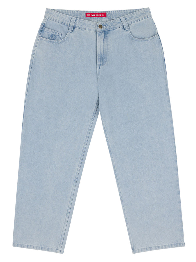 Loviah 1990 Baggy 5 Pocket Jeans Spring 2026  | WHITE BLUE WASH