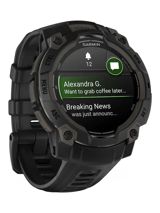 Garmin Instinct 3 45mm Amoled Black/Black Watch | BLACK/BLACK
