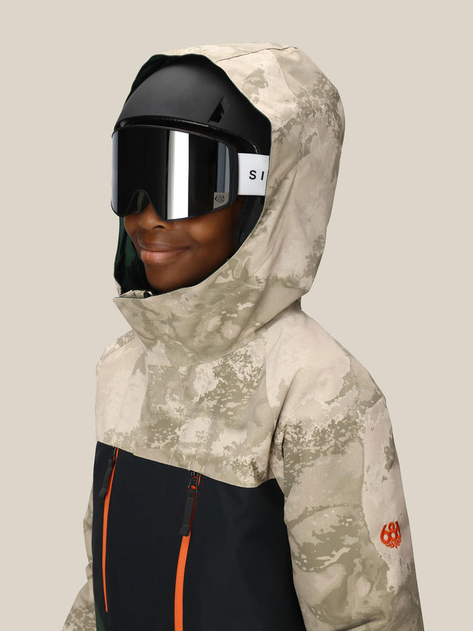 686 Geo Insulated Jacket Winter 2026 | LIMESTONE HEMISPHERE (LHCB)