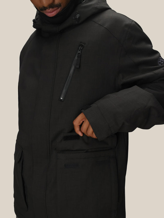 686 Nightline Insulated Jacket Winter 2026 | BLACK HERRINGBONE (BLHB)