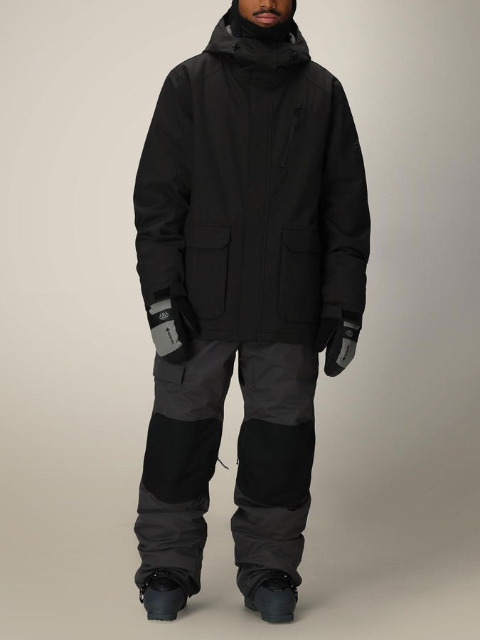 686 Nightline Insulated Jacket Winter 2026 | BLACK HERRINGBONE (BLHB)