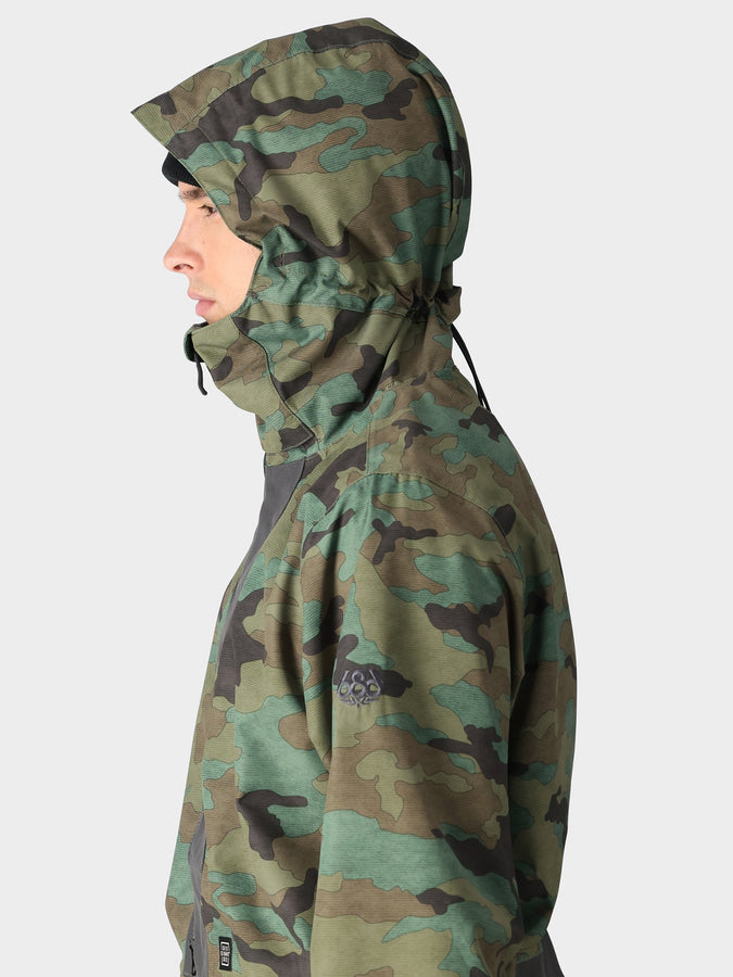 686 Ghost 2.5L Anorak Jacket Winter 2025 | FTGUE CAMO CLRBLCK (FTCB)