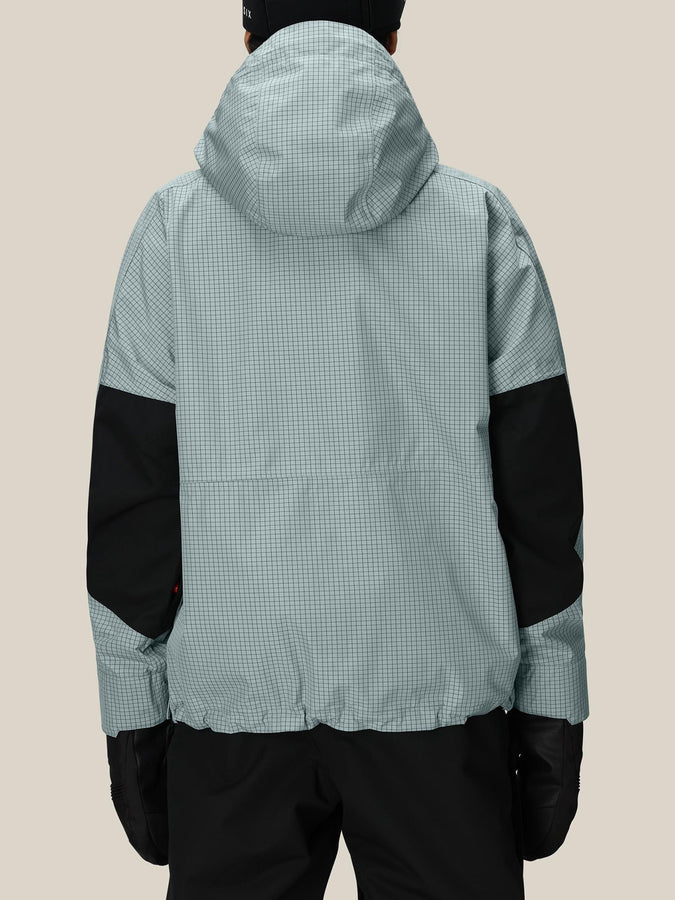 686 Outline Shell Anorak Jacket Winter 2026 | DUSTY MARINE GRID (DUBD)
