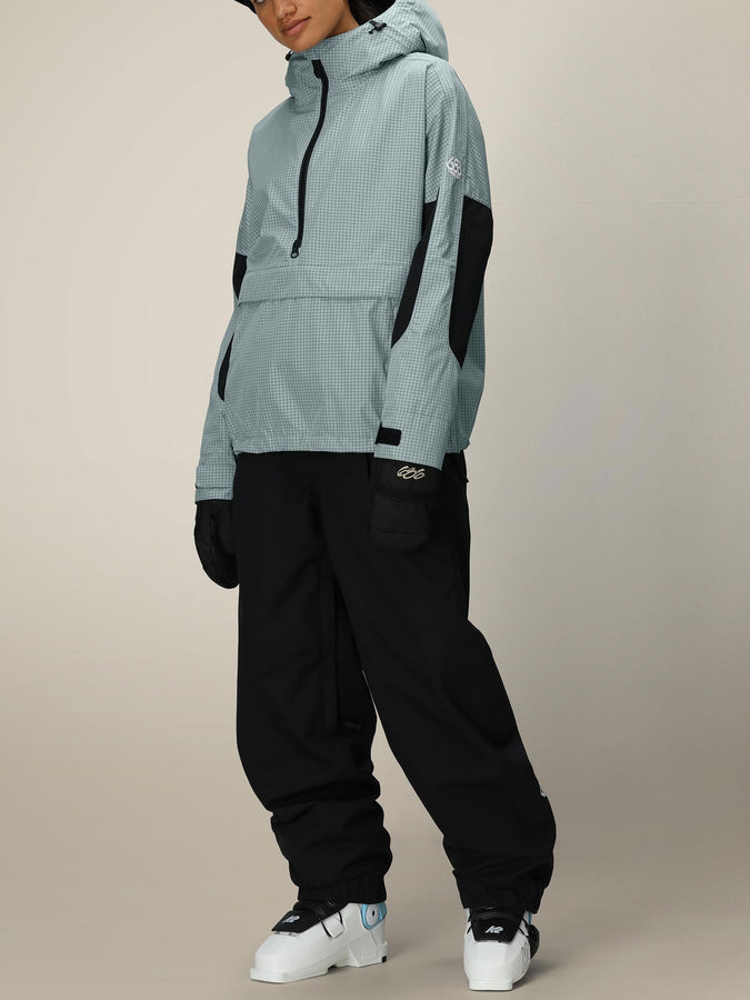 686 Outline Shell Anorak Jacket Winter 2026 | DUSTY MARINE GRID (DUBD)