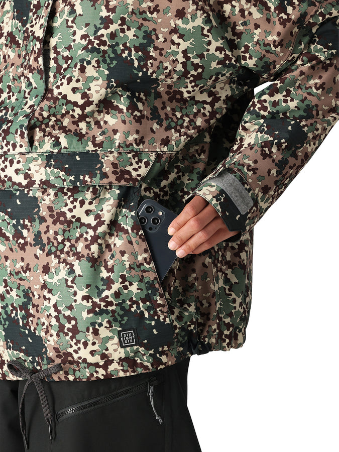 686 Outline Shell Anorak Jacket 2025 | ANTLER SPOTTED (ATSP)