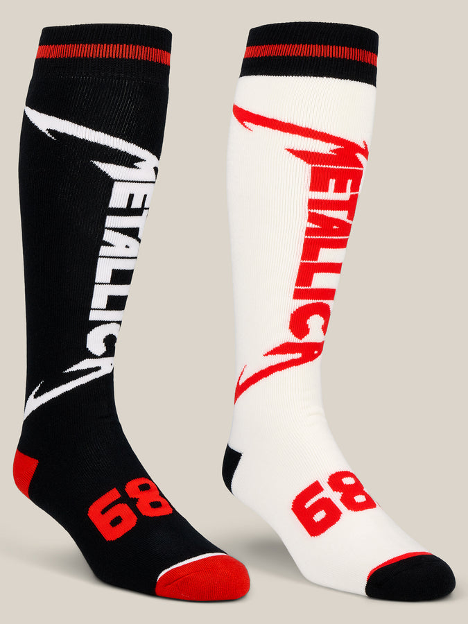 686 Snow Metallica Socks - 2 Pack | ASSORTED (AST)