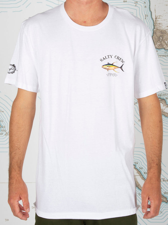 Salty Crew Ahi Mount Classic T-Shirt Spring 2024 | WHITE