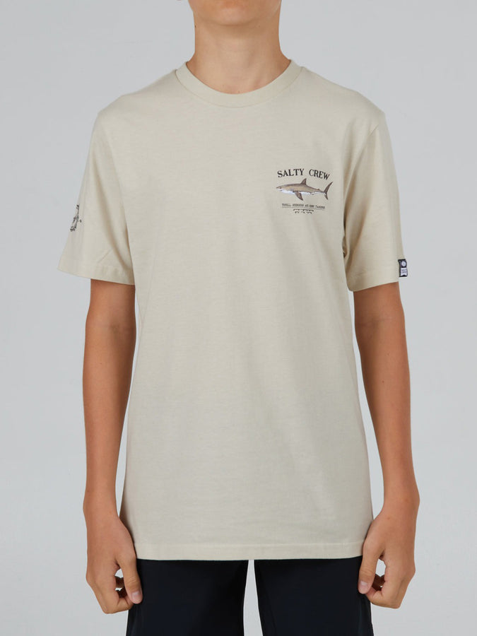 Salty Crew Bruce Boy Short Sleeve T-Shirt Summer 2024 | BONE
