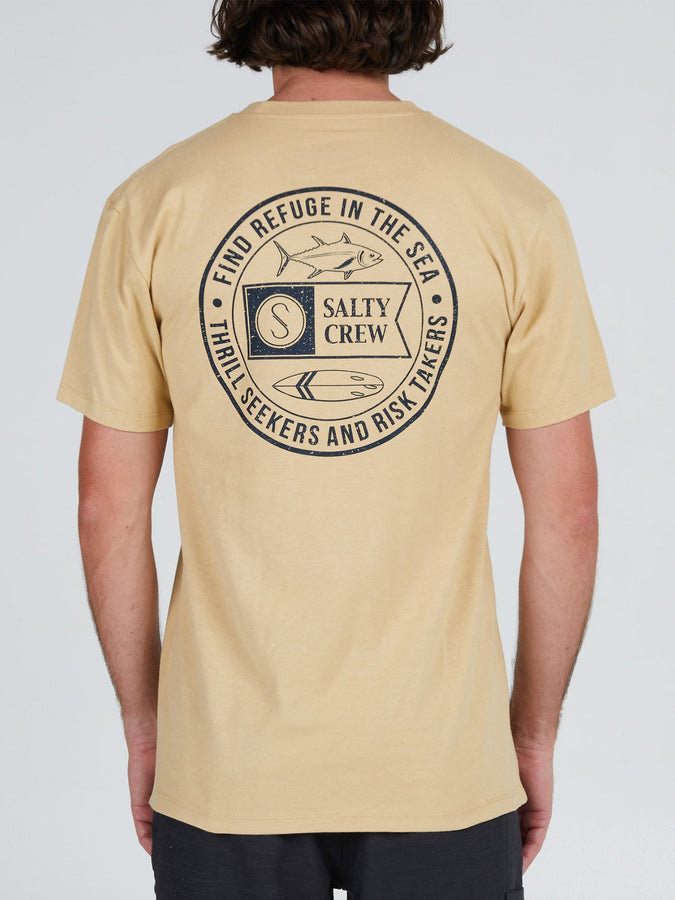 Salty Crew Legends Premium T-Shirt Spring 2024 | CAMEL