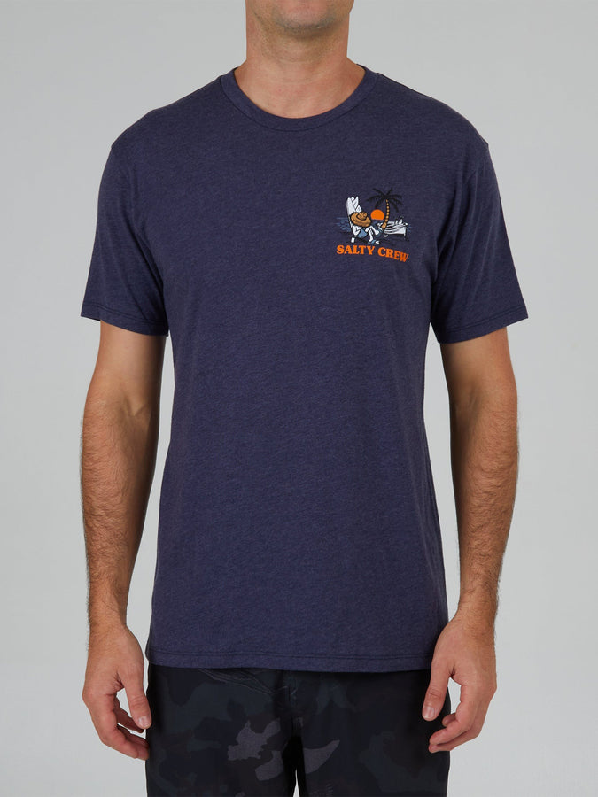 Salty Crew Siesta Premium T-Shirt Spring 2024 | NAVY HEATHER