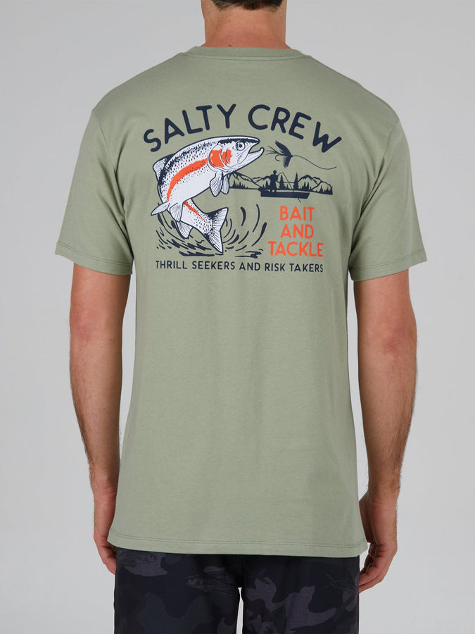 Salty Crew Fly Trap Premium T-Shirt Spring 2024 | DUSTY SAGE