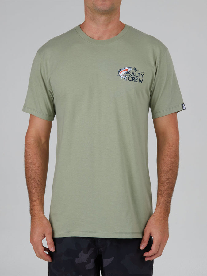 Salty Crew Fly Trap Premium T-Shirt Spring 2024 | DUSTY SAGE