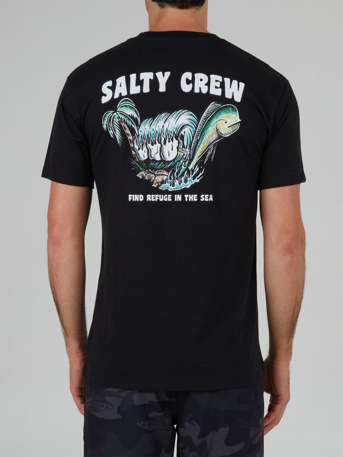 Salty Crew Shaka Premium T-Shirt Spring 2024 | BLACK