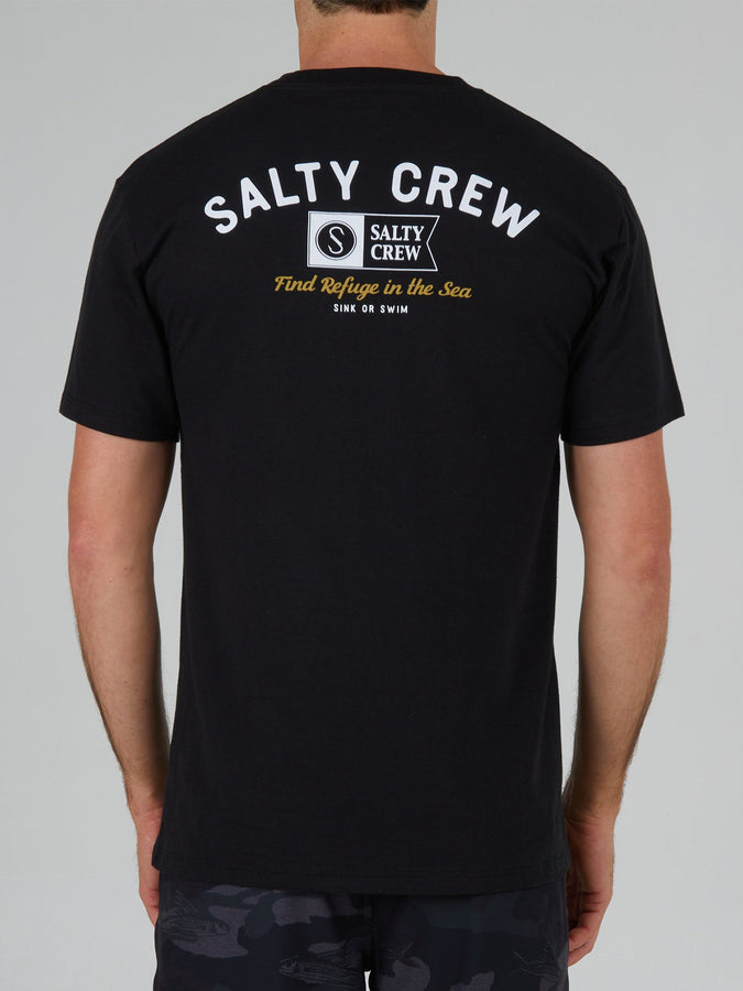 Salty Crew Surf Club Premium T-Shirt Spring 2024 | BLACK