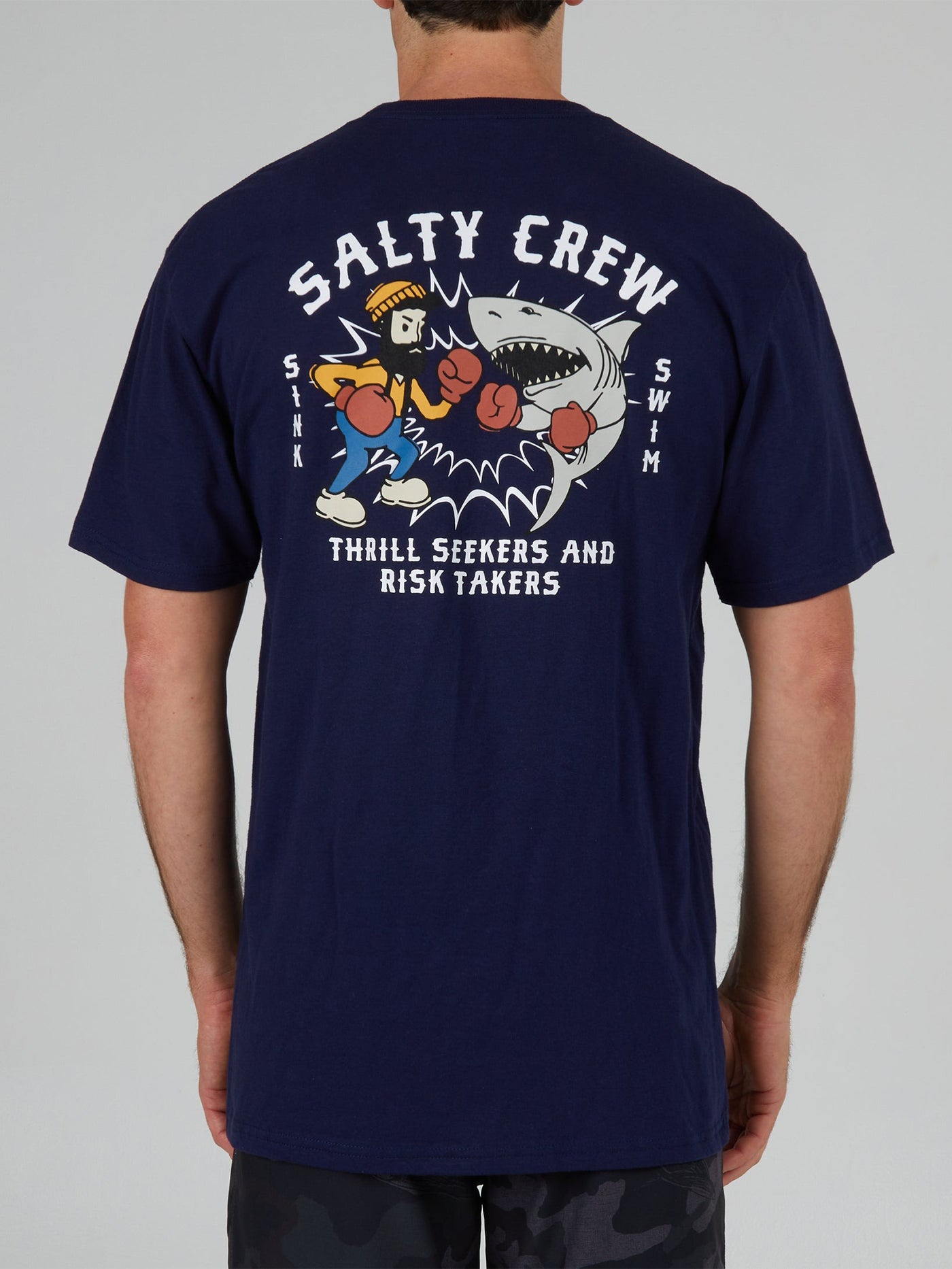 Salty Crew Fish Fight Classic T-Shirt Spring 2024