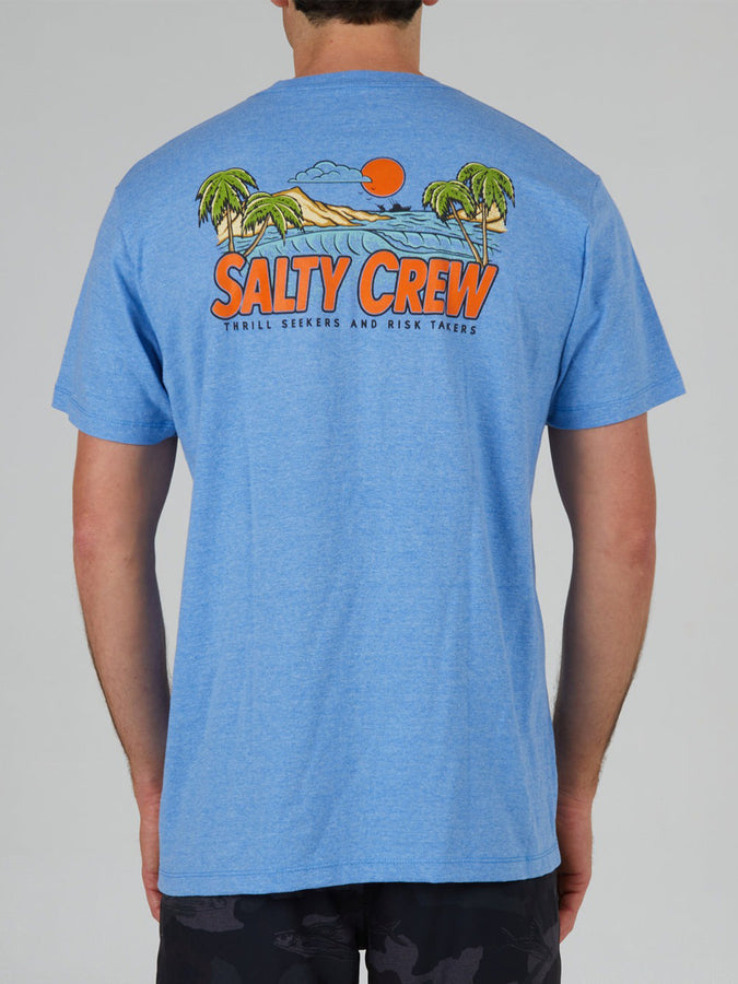 Salty Crew Tropicali Classic T-Shirt Spring 2024 | LIGHT BLUE HEATHER