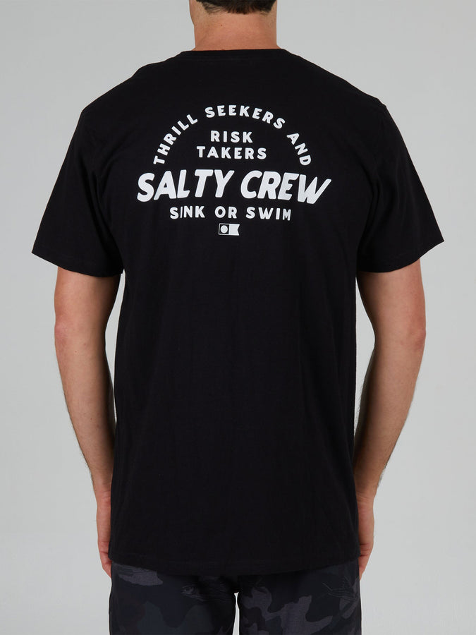 Salty Crew Stoked Classic T-Shirt Spring 2024 | BLACK