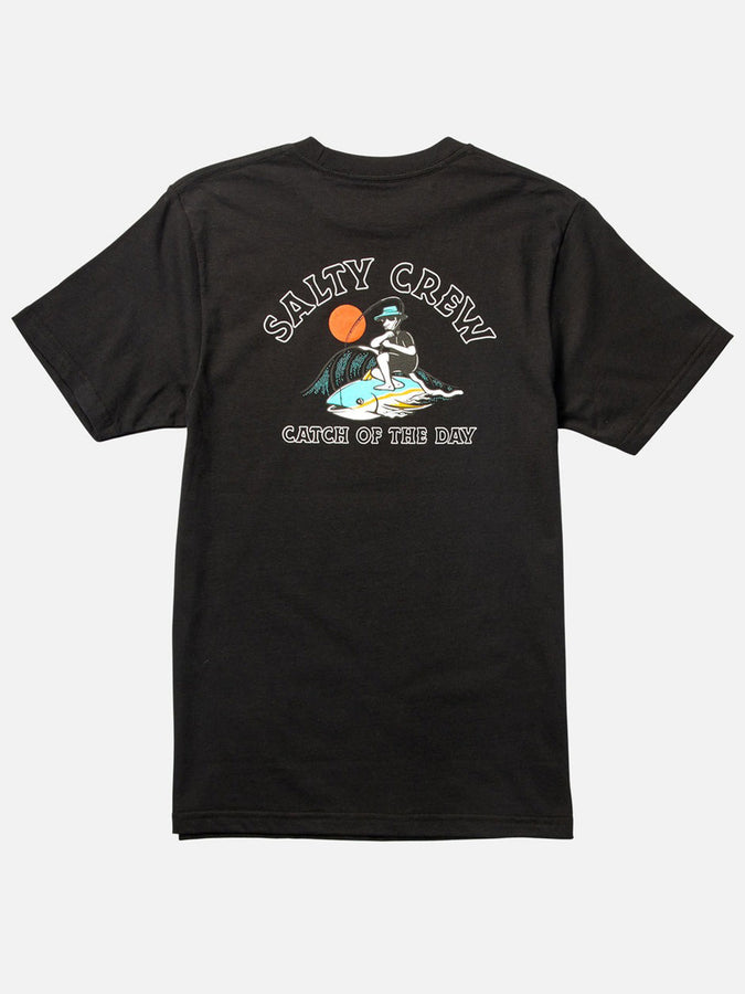 Salty Crew Catch Of The Day Short Sleeve T-Shirt Summer 2024 | BLACK